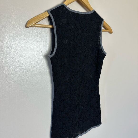 CLEARANCE! Ann Taylor Lace Back Shell Tank Size XSP EUC - Picture 4 of 6